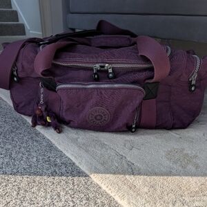 Kipling Purple Duffel Bag